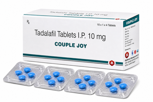 COUPLE JOY | MEN’S PERFORMANCE BOOST | TADALAFIL 10 MG | PACK OF 10 | 40 TABLETS