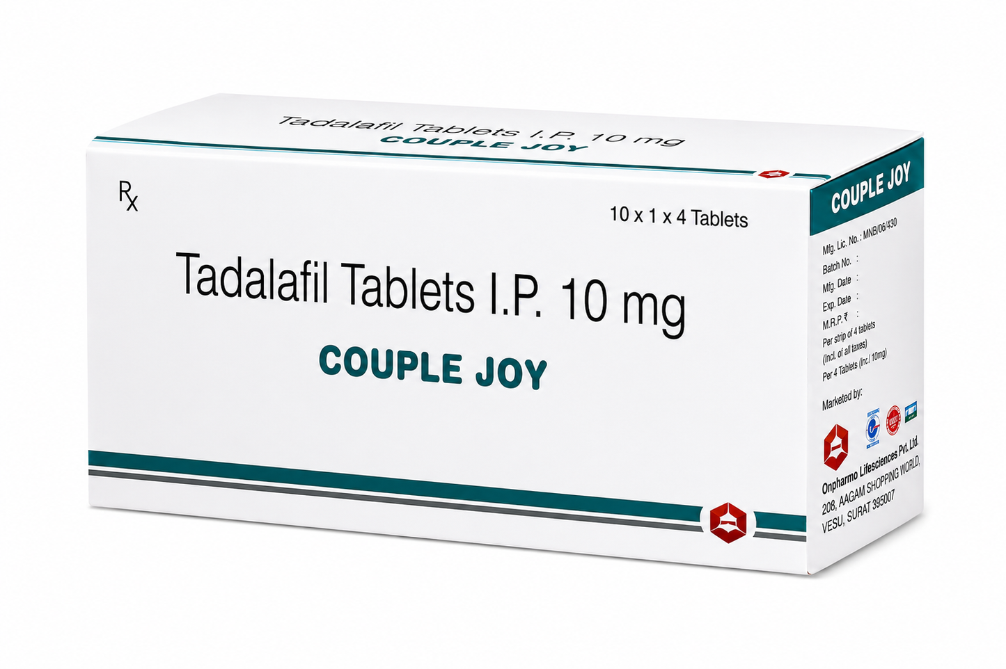 COUPLE JOY | MEN’S PERFORMANCE BOOST | PACK OF 10 | 40 TABLETS